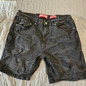 Ring of Fire Dark Denim Shorts Size 32W